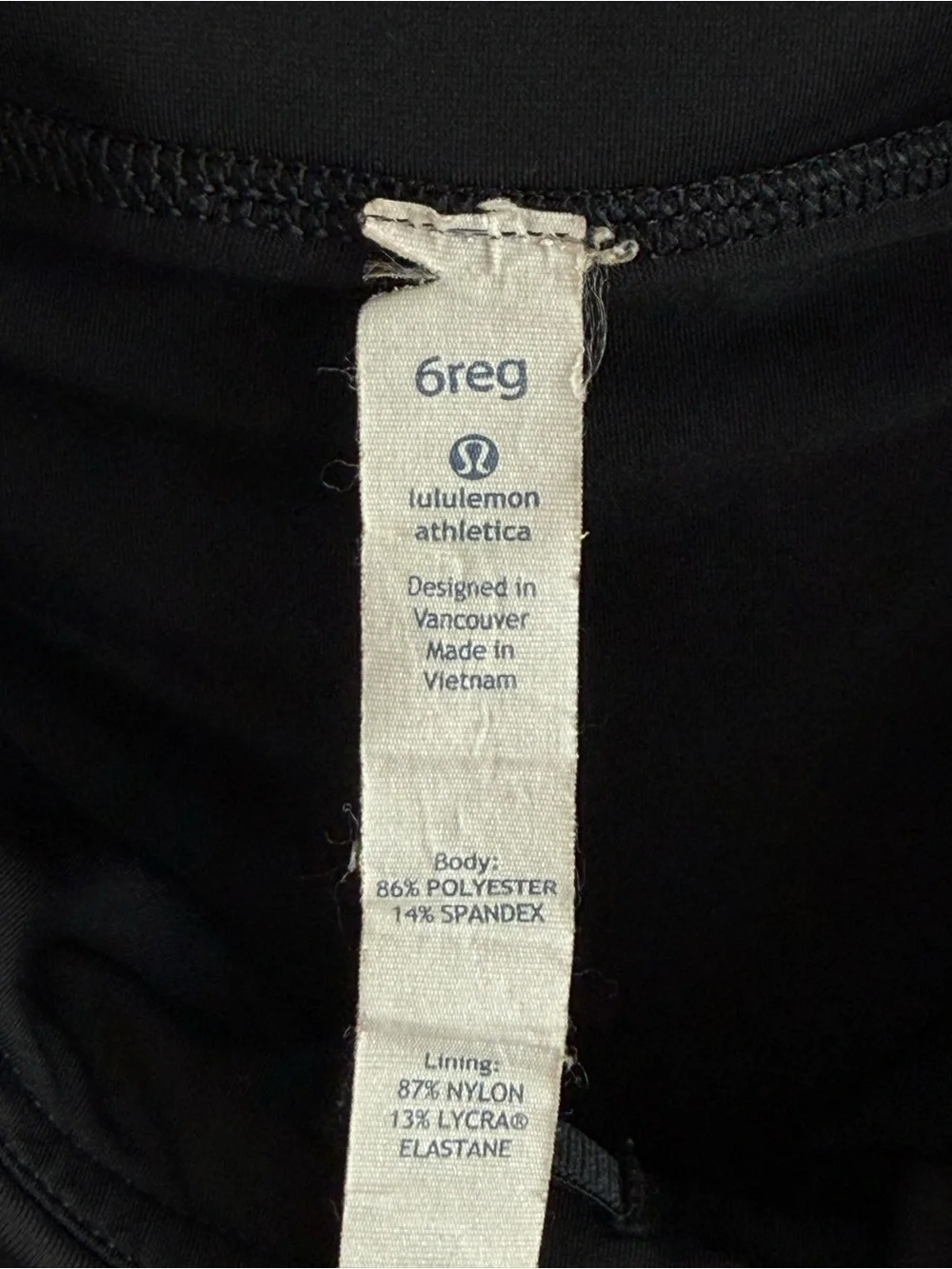 lululemon athletica Black Athletic Skort with Built-In Shorts
